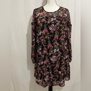 Time and tru floral print dress size 8/10 M